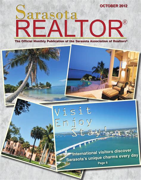 Sarasota Realtor Magazine October 2012 By Realtor® Association Of