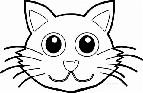 Kitten Face Coloring Page 80 Svg Png Eps Dxf In Zip File