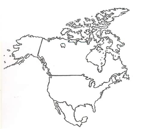 10 Mapas da América do Norte para Colorir e Imprimir Online Cursos