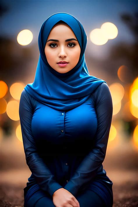 beautiful arabic hijab girl bokeh by ravadineum on deviantart