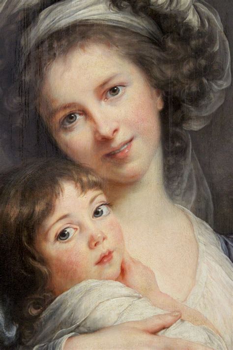 Self Portrait With Her Daughter Julie 1786 ~ Elisabeth Louise Vigée