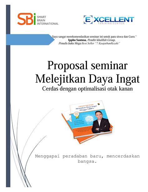 If you miss the mark you will be walking away disappointed and confused at why you were not successful. Contoh Proposal Event Organizer - Guru Ilmu Sosial