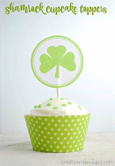 St Patrick S Day Cupcake Toppers Free Printable