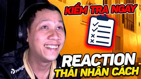 TRUNG REACTION THẦY BA CHẠM NGƯỠNG THANG ĐIỂM THÁI NHÂN CÁCH SAU KHI