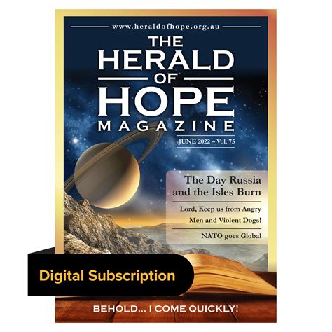 Herald Of Hope Magazine Digital Subscription The Herald Of Hope