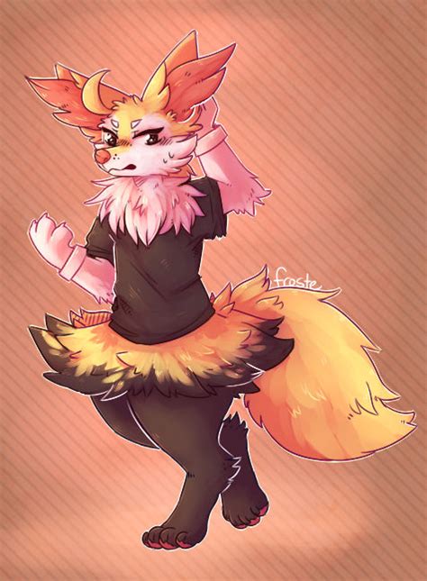 [commission] A Braixen By Zamtrios On Deviantart