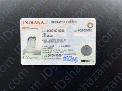 Premium Scannable New Indiana State Fake Id Card Fake Id Maker