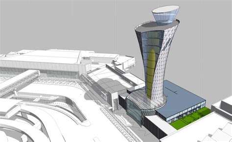 Sfo Air Traffic Control Tower Design Download Free 3d Model By