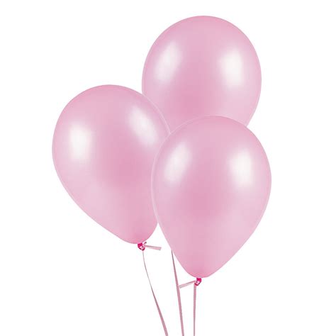 9 Light Pink Latex Balloons 2dz Party Decor 24 Pieces Walmart