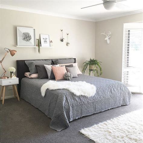 99 White And Grey Master Bedroom Interior Design 6 Scandinavian
