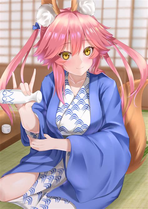 Tamamo Tamamo No Mae And Tamamo No Mae Fate And 2 More Drawn By
