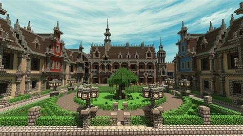 17th Century Minecraft Town Square Minecraft City Minecraft