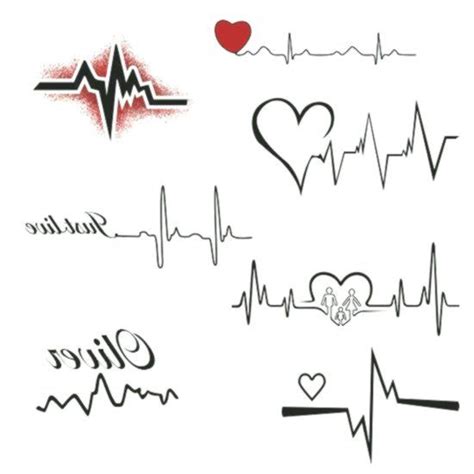 8 heartbeat tattoo designs that are worth trying designs heartbeat tattoo worth tatuajes