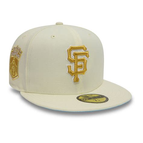 Official New Era San Francisco Giants Mlb Chrome White 59fifty Fitted