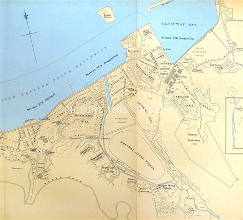 Picture This M3618 Plan Of The City Of Victoria Hong Kong