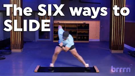 A Woman Standing On A Mat With The Text The Six Ways To Slide