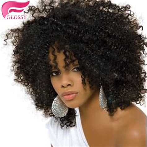 I transformed this synthetic wig but you can also do this on human hair wigs or your own. Queen Hair Products Mongolian Afro Kinky Curly Virgin Hair ...