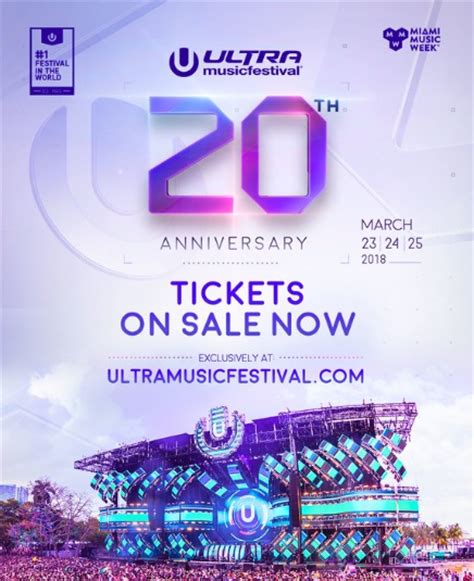 Find the ultra music festival 2022 tickets you're looking for on viagogo, the world's largest ticket marketplace. Tickets for Ultra Music Festival's 20th Anniversary ON SALE NOW!!! Video