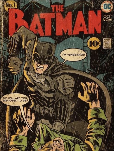 The Batman As A Retro Comic Book Cover By Dvglzv Rbatman