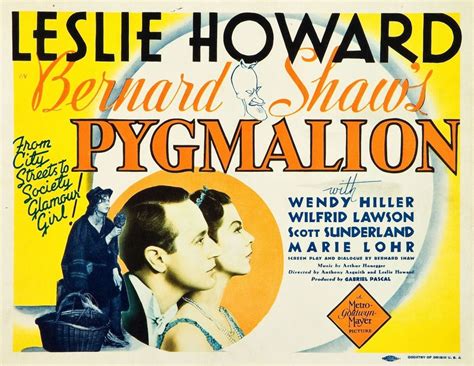 Pygmalion Leslie Howard Bernard Shaw Vintage Movies Vintage Ads Witness For The