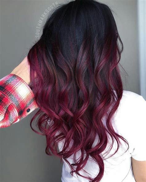 Black And Red Ombre Hair Ombre Hair And Hair Ombrehair