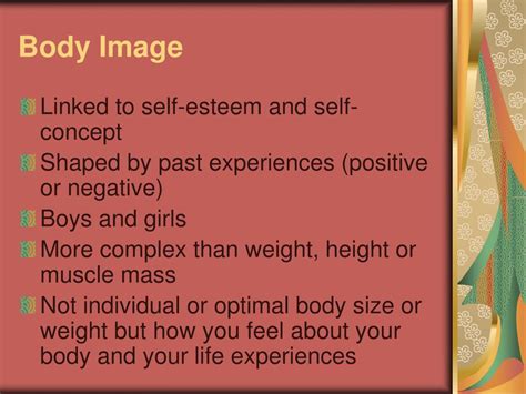 Case Study On Body Image And Self Esteem