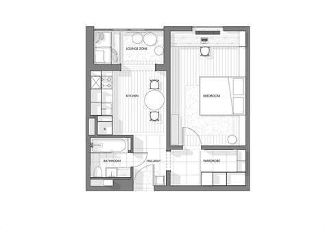 50 Sqm 2 Bedroom Floor Plan Floorplans Click