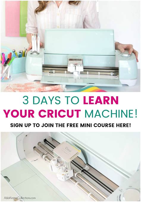 Free Cricut Tutorials for Beginners - Learn your Cricut in 3 Days | Cricut free, Cricut projects 