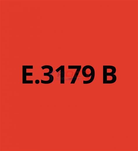 E3179b Rouge Traffic Brillant Vinyle Adhésif Ecotac Durabilité