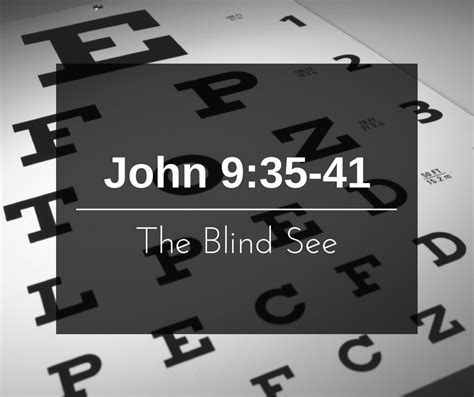 The Blind See