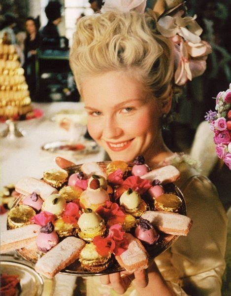 Kirsten Dunst As Marie Antoinette Eating Macarons And Living The Life