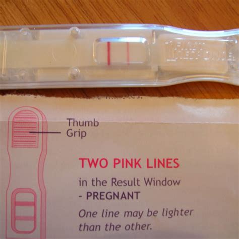 Positive Pregnancy Test Results Faint Line