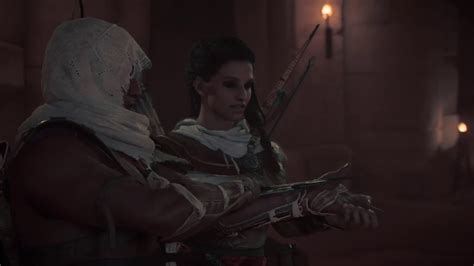 Assassin S Creed Origins Receiving The First Hidden Blade Youtube