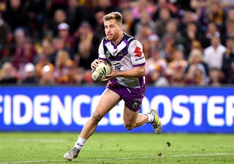 Beaten and now demoralised, souths' workrate drops. Cameron Munster of the Melbourne Storm | Footy, Rugby, Cameron