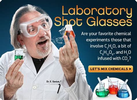 Laboratory Shot Glasses Shot Glasses Labs Life Lab Week