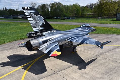 Belgian Air Force Reveals New F 16 Solo Display Livery Nicknamed Dark