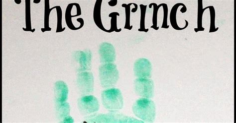The Grinch Handprint Craft Handprint Craft Hand Print Tree