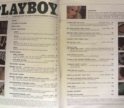 Playboy 81977 Karen Christy Julia Lyndon Patti Mcguire Hope Olson