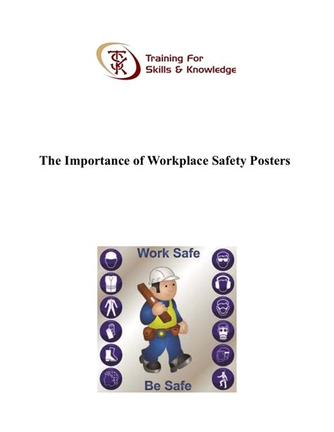 The Importance Of Workplace Safety Posters