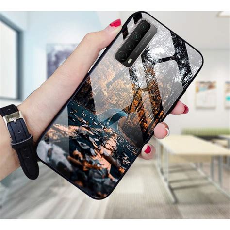Husa Huawei P Smart 2021 Y7a Cubz Glass Case Dinosaur Livrare 24h