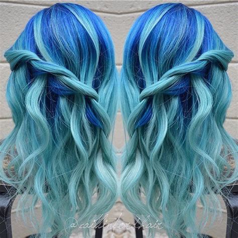 30 Icy Light Blue Hair Color Ideas For Girls Hair Color Blue Dyed