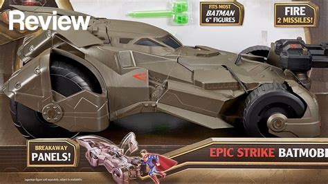 Batman V Superman Epic Strike Batmobile Toy Review 13 Youtube