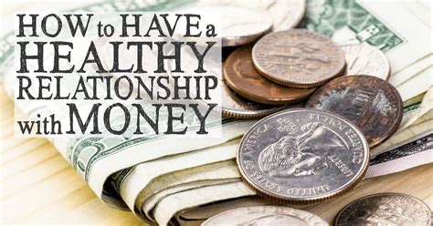 How To Have A Healthy Relationship With Money Money Tips