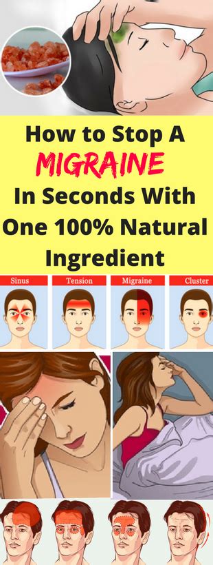 How To Stop A Migraine In Seconds With One 100 Natural Ingredient