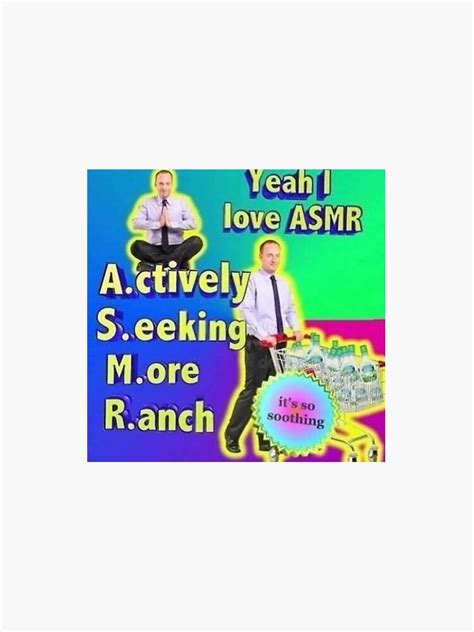 Yeah I Love Asmr Sticker For Sale By Anikasart Redbubble