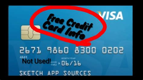 Free Credit Card Info 2019 Still Working Unlimited Tries Billing