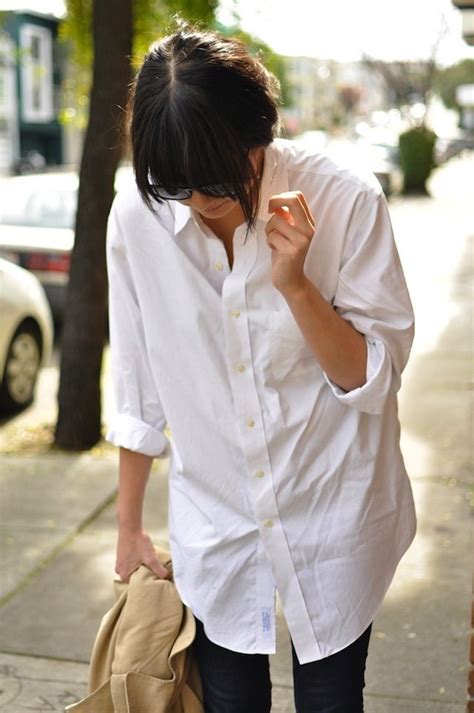10 Ways To Wear A White Shirt The Effortless Chic White Shirt