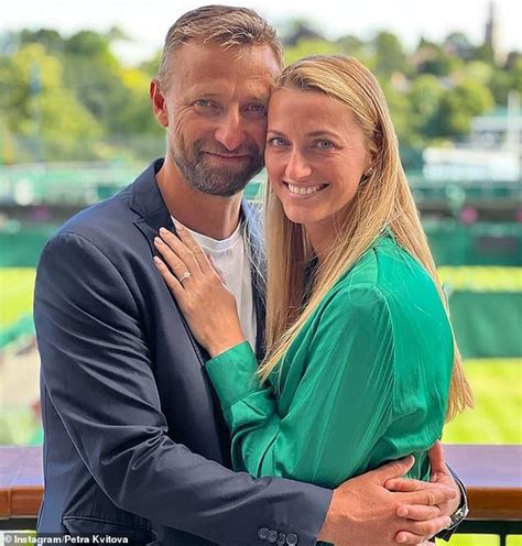 Two Time Wimbledon Champion Petra Kvitova Is Engaged Daily Mail Online