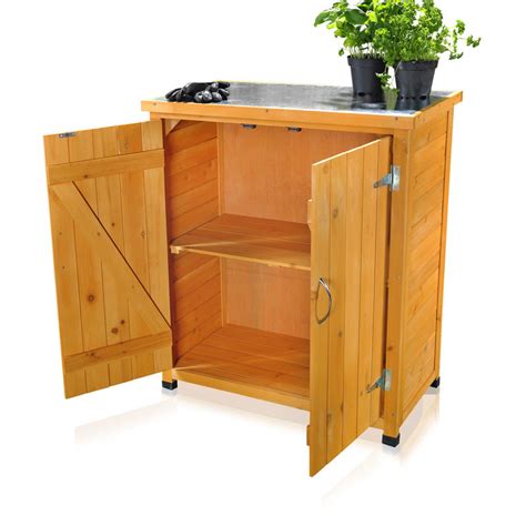 Tidyard gartenschrank mit 4 regalboden garten. Aufbewahrungsschrank Gartenhaus Werkstattschrank Ablage ...