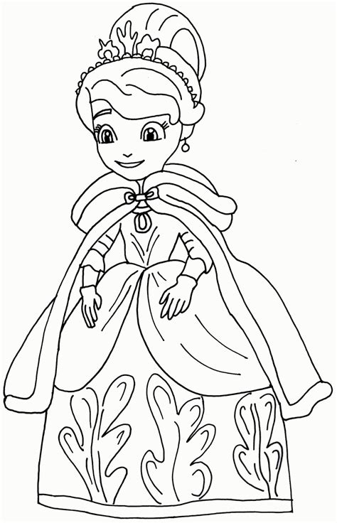 Sofia The First Coloring Pages Best Coloring Pages For Kids